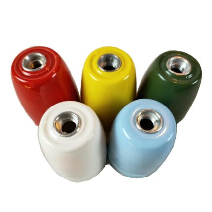 E27 Ceramic Bulb Lamp Holder Multi Colors