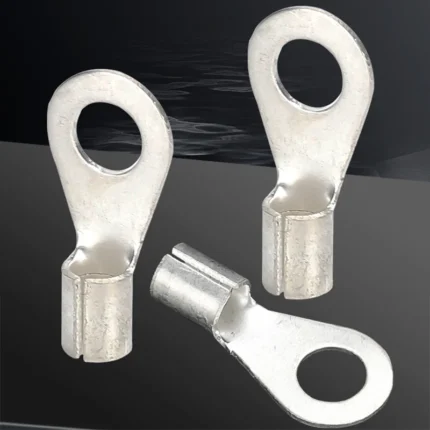 Circular terminal block OT1/1.5/2.5/4/6-4/5/6/8mm Cable Lug Spade Bare Copper wire Connector Wires Non Insulated Crimp Terminal